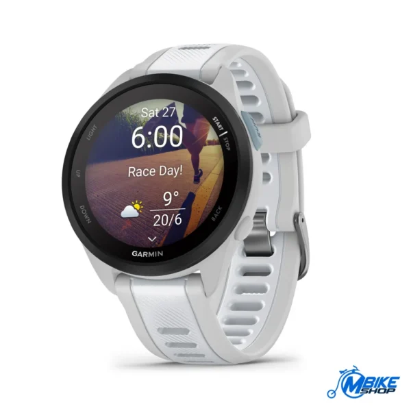 GARMIN Forerunner 165 Mist Grey Whitestone GARMIN Forerunner 165 Mist Grey Whitestone