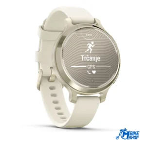 GARMIN Lily 2 Active Lunar Gold/Bone Silikonski remen - Slika 3