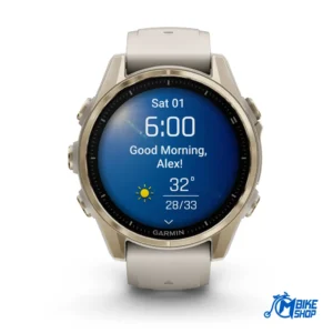 GARMIN Fenix 8 43mm AMOLED Sapphire Soft Gold Fog Gray/Dark Sandstone - Slika 3