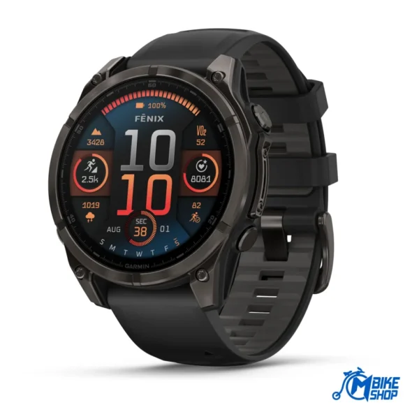 GARMIN Fenix 8 47mm AMOLED Sapphire Carbon Gray DLC Titanium Black/Pebble Gray GARMIN Fenix 8 47mm AMOLED Sapphire Carbon Gray DLC Titanium Black/Pebble Gray