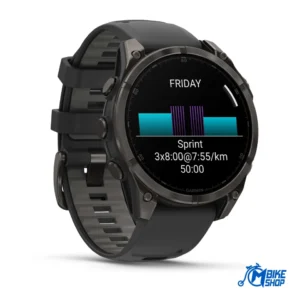 GARMIN Fenix 8 47mm AMOLED Sapphire Carbon Gray DLC Titanium Black/Pebble Gray - Slika 2