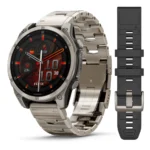 GARMIN fenix 8 47 mm AMOLED Sapphire Bare Titanium Graphite/Titanium