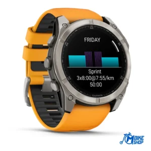 GARMIN Fenix 8 51mm AMOLED Sapphire Titanium Spark Orange/Graphite - Slika 2