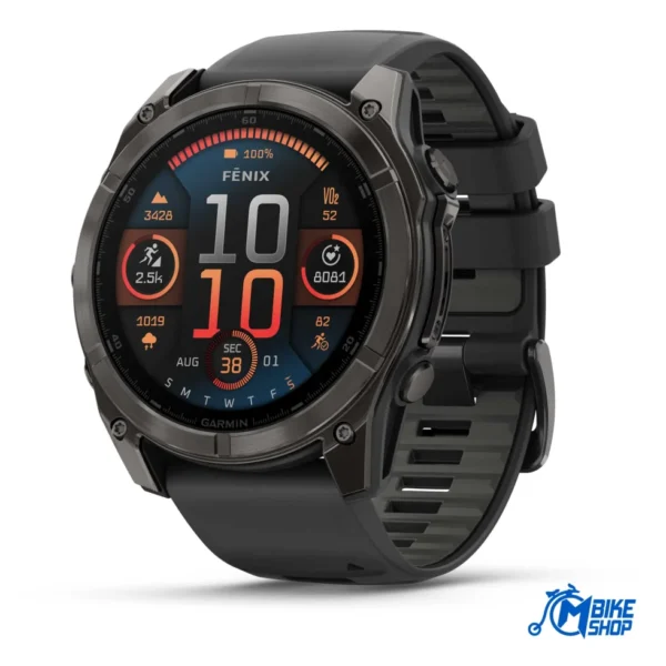 GARMIN Fenix 8 51mm AMOLED Sapphire Carbon Gray DLC Titanium Black/Pabble Gray GARMIN Fenix 8 51mm AMOLED Sapphire Carbon Gray DLC Titanium Black/Pabble Gray