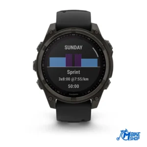 GARMIN Fenix 8 47mm Solar Sapphire Carbon Gray DLC Titanium Black/Pebble Gray - Slika 2