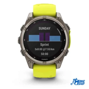 GARMIN Fenix 8 47 mm Solar Sapphire Titanium Amp Yellow/Graphite - Slika 3
