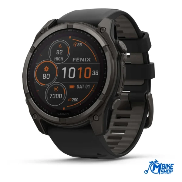 GARMIN Fenix 8 51mm Solar Sapphire Carbon Gray DLC Titanium Black/Pebble Gray GARMIN Fenix 8 51mm Solar Sapphire Carbon Gray DLC Titanium Black/Pebble Gray