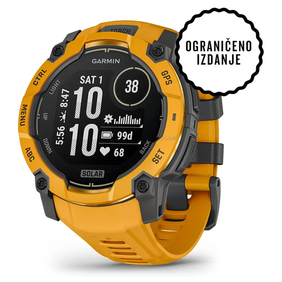 GARMIN Instinct 3 50mm SOLAR Sunburst Gray