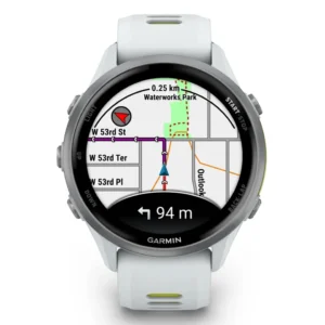 GARMIN Forerunner 970 Titanium Whitestone Amp Yellow - Slika 3