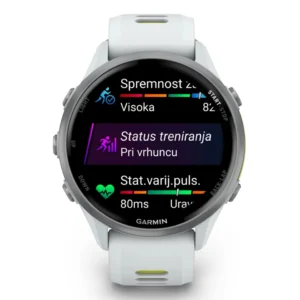 GARMIN Forerunner 970 Titanium Whitestone Amp Yellow - Slika 2