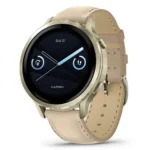 GARMIN Venu 4 41mm Beige/Lunar Gold Leather