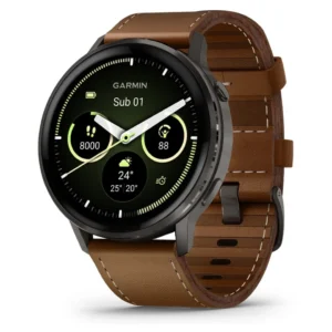 GARMIN Venu 4 45mm Black Slate Leather