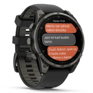 GARMIN Fenix 8 PRO 47mm LTE AMOLED Sapphire Carbon Gray Titanium Black - Slika 3