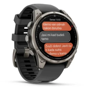 GARMIN Fenix 8 PRO 47mm LTE AMOLED Sapphire Titanium Graphite - Slika 3