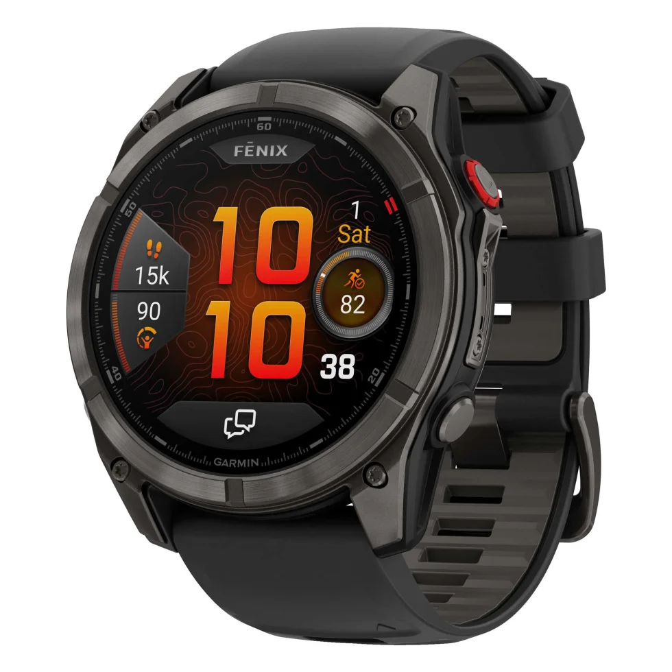 GARMIN Fenix 8 PRO 51mm LTE AMOLED Sapphire Carbon Gray DLC Tit. Black
