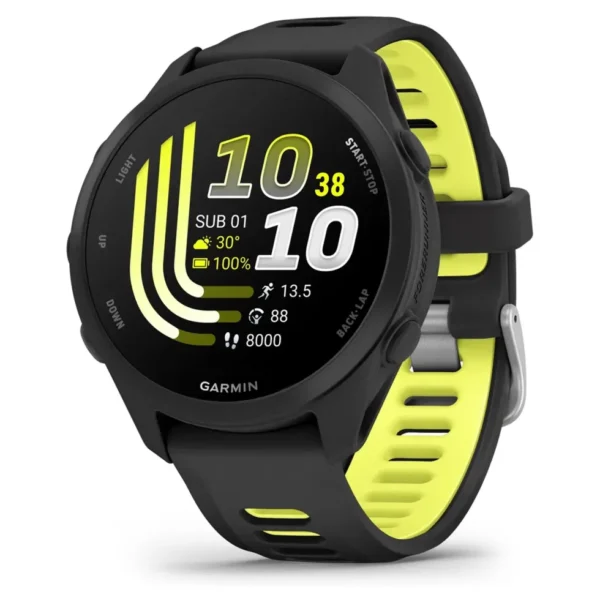 Sat GARMIN Forerunner 170 Black Amp Yellow Sat GARMIN Forerunner 170 Black Amp Yellow