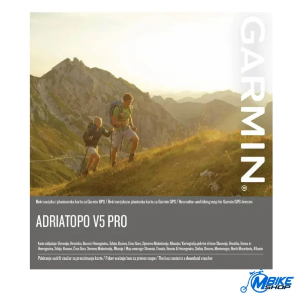 GARMIN Adria Topo V5 PRO Voucher GARMIN Adria Topo V5 PRO Voucher