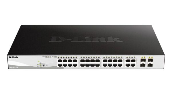 Switch DLINK 28-Port Gb PoE Smart Mnged + SFP Switch DLINK 28-Port Gb PoE Smart Mnged + SFP