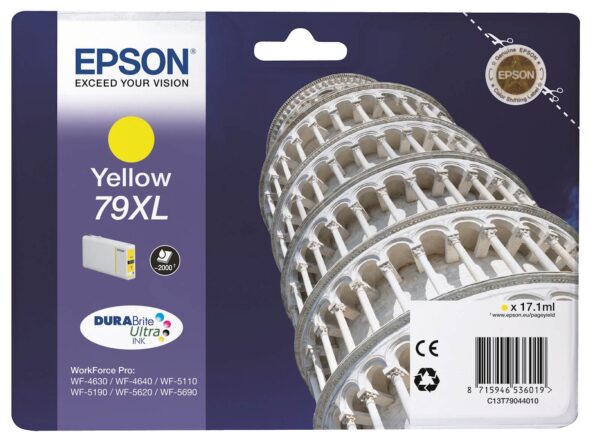 Tinta EPSON WF-5290/5190 Yellow 79XL Tinta EPSON WF-5290/5190 Yellow 79XL