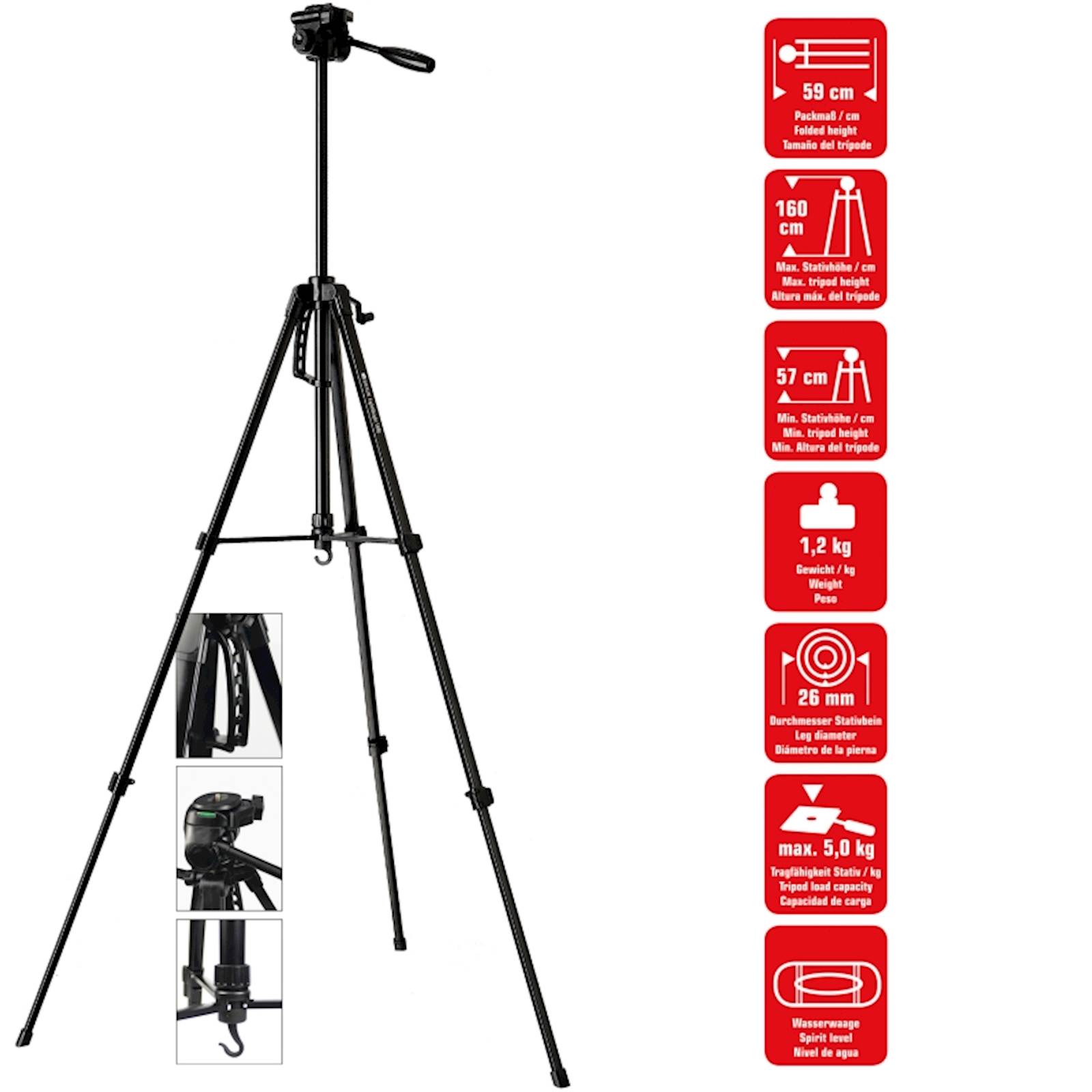 Stativ BRAUN LightWeight 160S