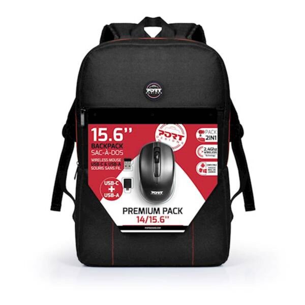 Ruksak PORT Premium + miš 15 Ruksak PORT Premium + miš 15