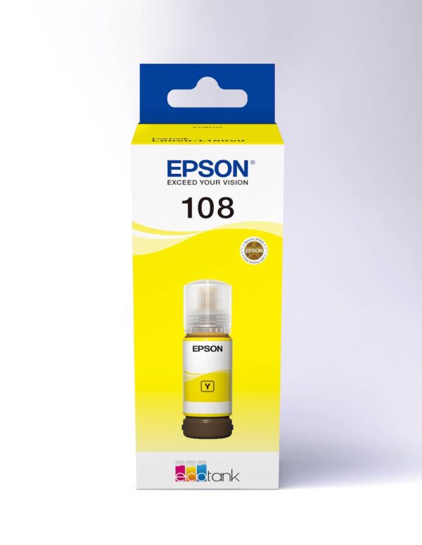 Tinta Epson 108 EcoTank Yellow Tinta Epson 108 EcoTank Yellow