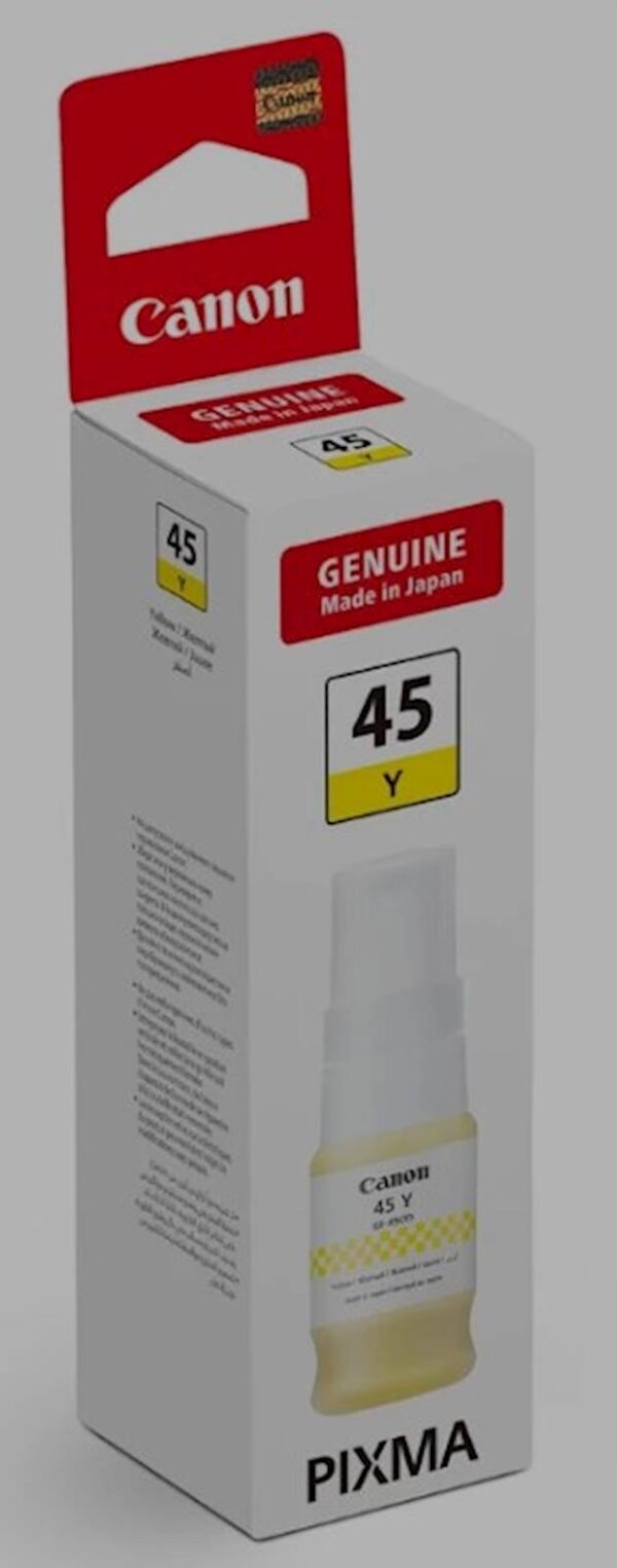 Tinta CANON CYAN GI45Y ZA Maxify GX1040/GX2040 Tinta CANON CYAN GI45Y ZA Maxify GX1040/GX2040