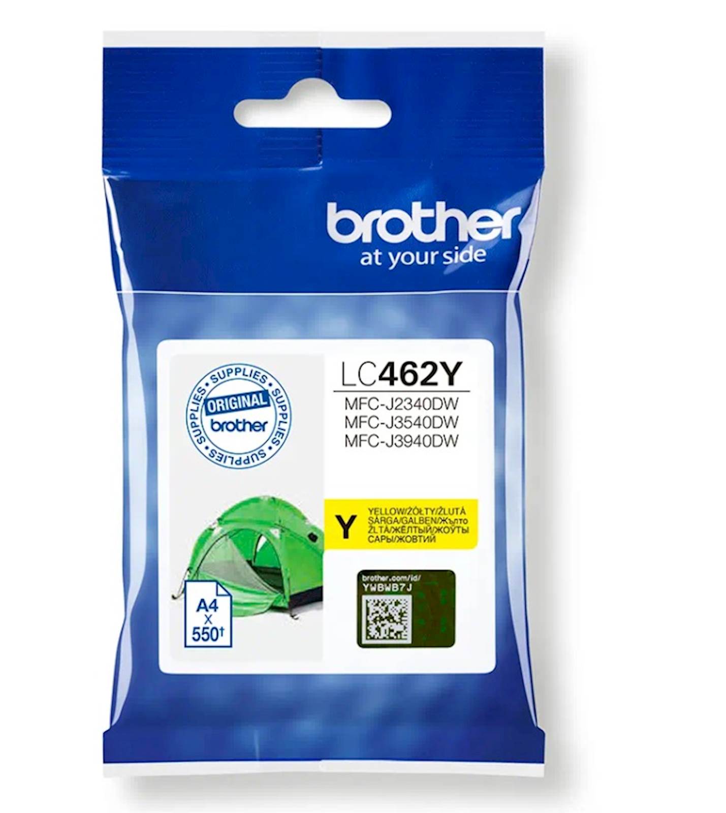 Tinta BROTHER LC462Y