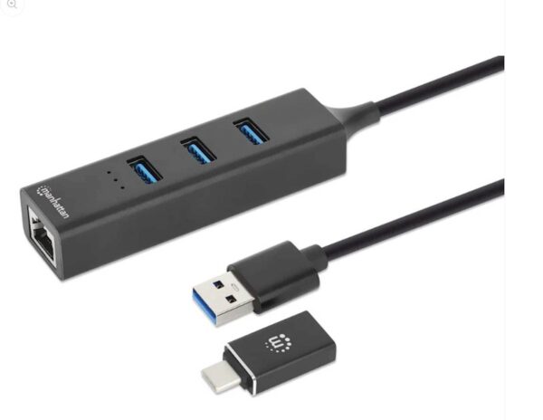 DOCKING MANHATTAN 3-Port USB 3.0 Type-C/A Combo Hu DOCKING MANHATTAN 3-Port USB 3.0 Type-C/A Combo Hu