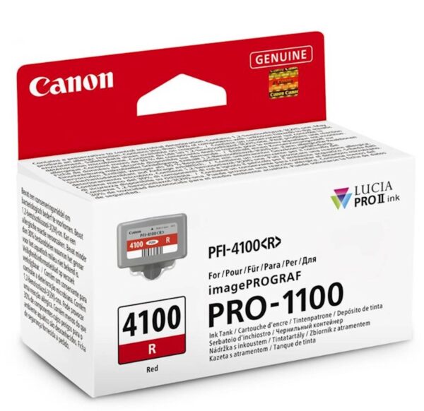Tinta CANON PFI-4100 R Tinta CANON PFI-4100 R