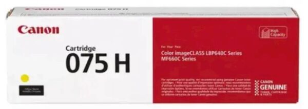 Toner CANON CRG-075H Y za 2500 stranica Toner CANON CRG-075H Y za 2500 stranica