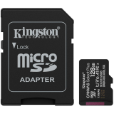 Kingston 128GB microSDXC Canvas Select Plus Gen3 150MB/s A1 Card + Adapter Kingston 128GB microSDXC Canvas Select Plus Gen3 150MB/s A1 Card + Adapter
