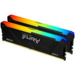 Kingston 16GB 3200MT/s DDR4 CL16 DIMM (Kit of 2) FURY Beast RGB