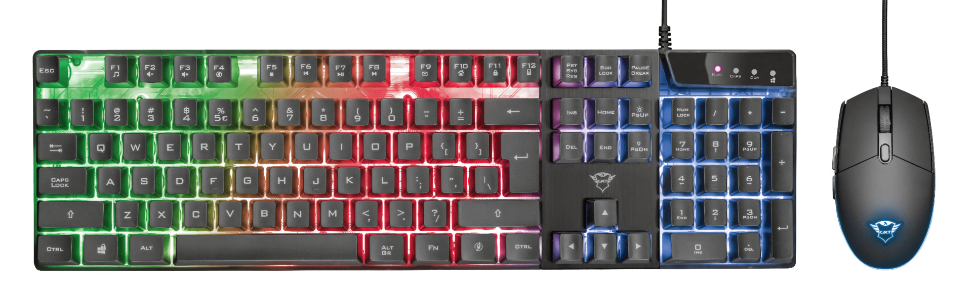 Trust GXT838 tastatura+miš Azor Gaming Combo