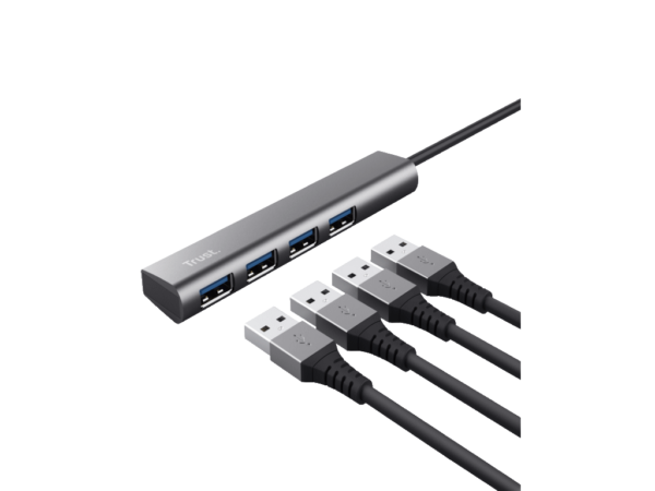 Trust Halyx USB-C to 4-portUSB-A 3.2 Gen1 Hub Trust Halyx USB-C to 4-portUSB-A 3.2 Gen1 Hub