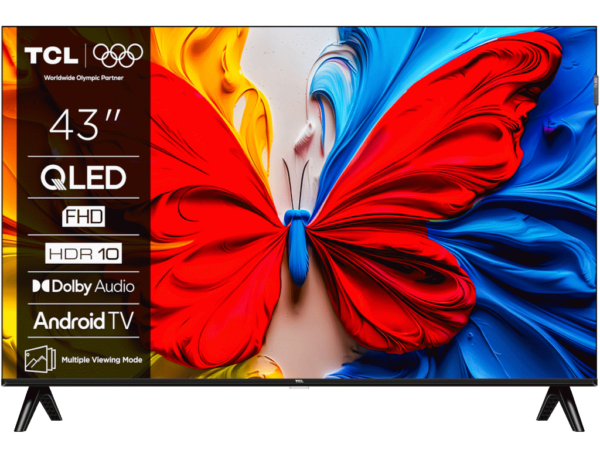 TCL 43"S5K FHD QLED TV60 Hz HDR 10 Android TV;Dolby Digital Plus TCL 43"S5K FHD QLED TV60 Hz HDR 10 Android TV;Dolby Digital Plus