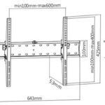 TV Nosac 37-70'' nagib