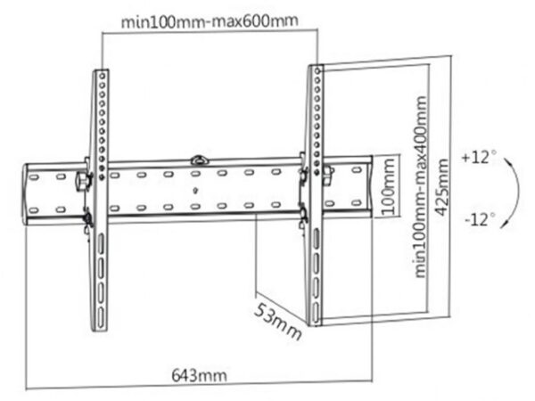 TV Nosac 37-70'' nagib TV Nosac 37-70'' nagib