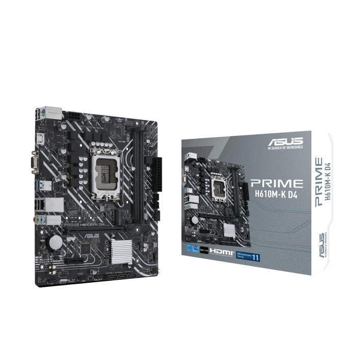 ASUS MB PRIME H610M-K D4Intel H610;LGA 17002xDDR4;VGA