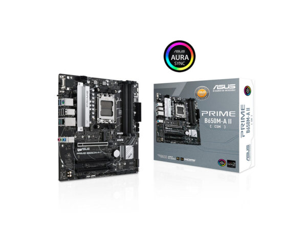 ASUS MB PRIME B650M-A II-CSMAMD B650;AM5;4xDDR51x VGA ASUS MB PRIME B650M-A II-CSMAMD B650;AM5;4xDDR51x VGA