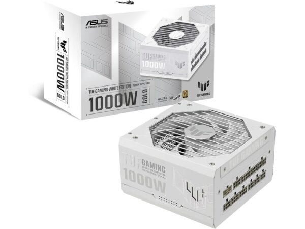 ASUS PSU TUF-GAMING-1000G-WHT1000W 80Plus Gold;Full modular1x16pin;4x8 pin;5 x SATA ASUS PSU TUF-GAMING-1000G-WHT1000W 80Plus Gold;Full modular1x16pin;4x8 pin;5 x SATA
