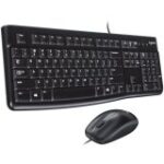 LOGITECH MK120 Corded Combo - BLACK - USB - HRV-SLV-SRB