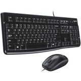 LOGITECH MK120 Corded Combo - BLACK - USB - HRV-SLV-SRB
