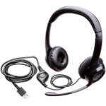 LOGITECH H390 Corded Headset - BLACK - USB