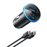 Anker 323 Car Charger (52.5W) Black