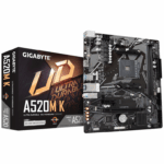 Gigabyte MB [A520M K V2 G10]AM4; 2xDDR4;M.2; 4xSATA; 6xUSBVGA