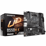 Gigabyte MB [B550M K];AM4; 4xDDR4; 2xM.2; 4xSATA;8xusB; DP; HDMI; PS2; mATX