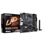 Gigabyte MB B550M K WIFI6E AM4; 4xDDR4; 2xM.2; 4xSATA; 8xusB; DP; HDMI; PS2; mATX