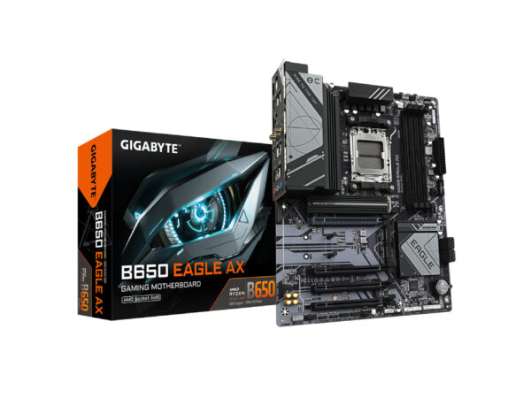 Gigabyte MB B650 EAGLE AXAM5; 4xDDR5; up to 256GB Gigabyte MB B650 EAGLE AXAM5; 4xDDR5; up to 256GB