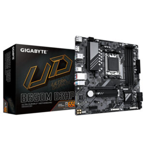 Gigabyte MB B650M D3HPAM5; 4xDDR5; 2xM.2;4xSATA